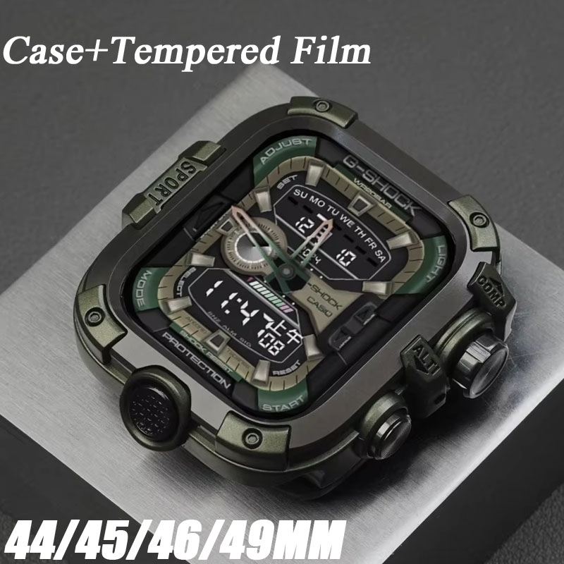 Metal Bumper Aluminum Frame Case - アルミ合金ケース メタルバンパー スクリーンプロテクター+フレーム Apple Watch Series