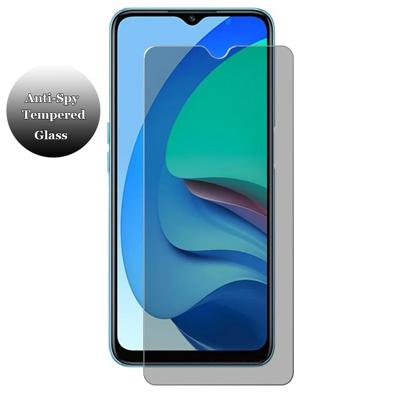 Anti Spy Privacy Glass Case - アンチスパイ強化ガラスケースモトローラモト E20 6.5 スクリーンプロテクターモト E 20