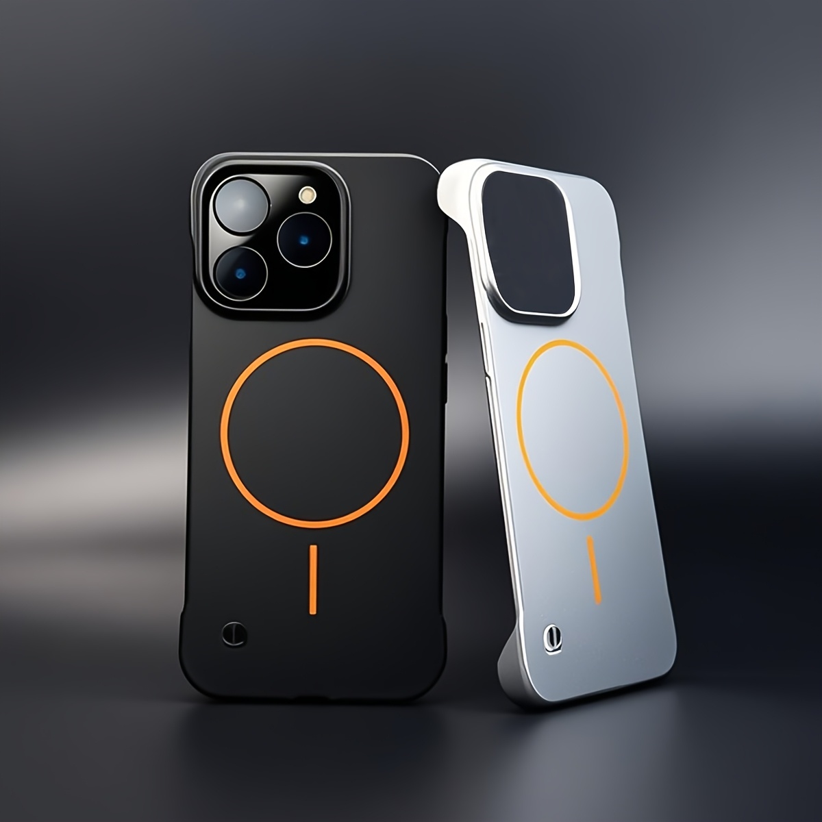 Ultra Thin Frameless Phone Cover - iPhone 16/15/14 Plus/13/12/11 Pro Max対応 マット超薄型フレームレスワイヤレス充電対応スマホケース