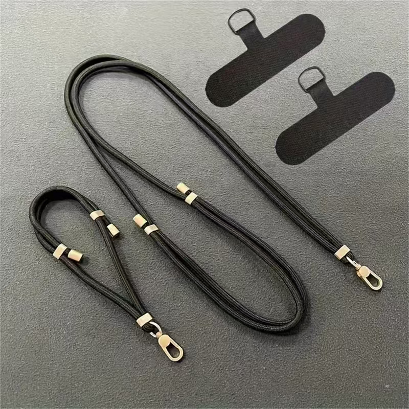 Crossbody Lanyard Neck Strap Case - ストラップ - 調節可能な電話ストラップ クリップ ホルダー、すべての電話ケース用 厚さ