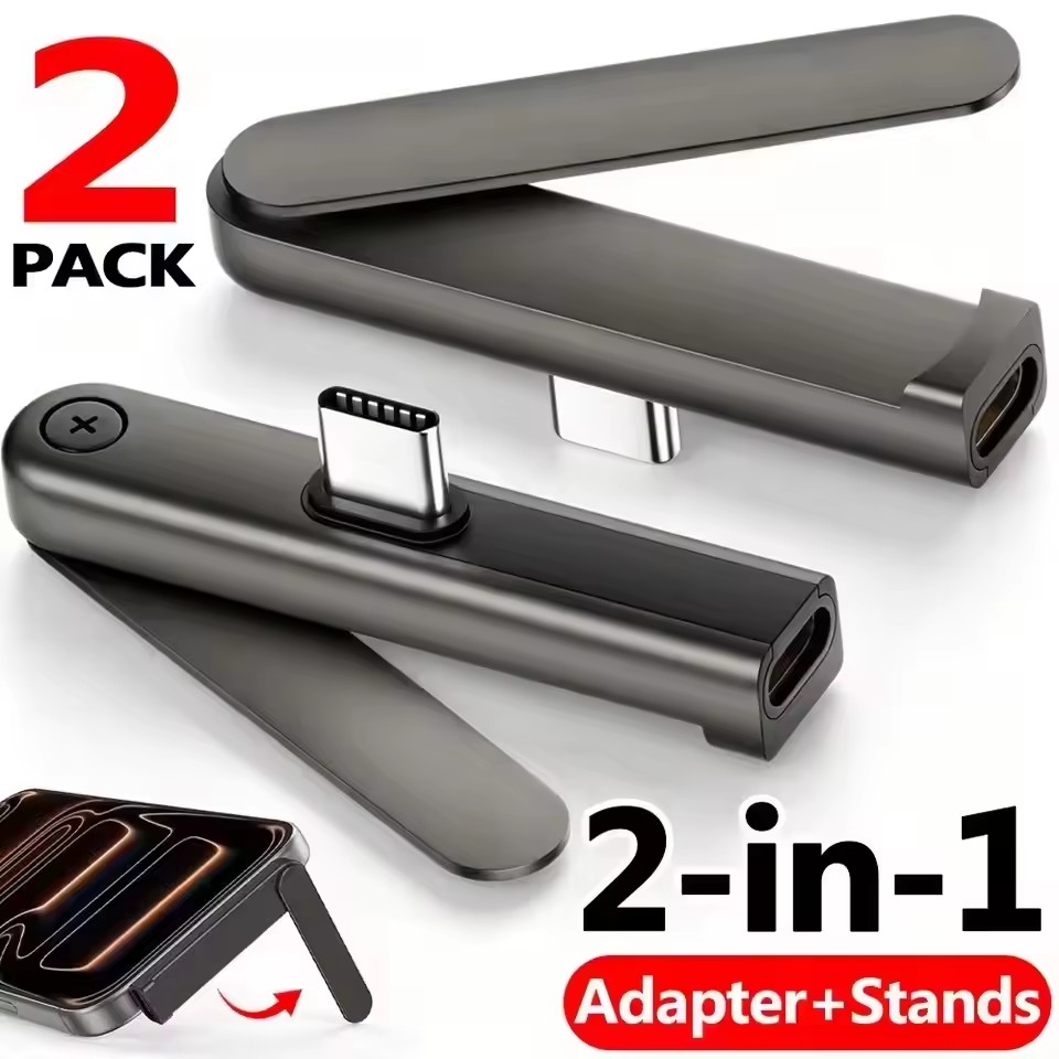 Phone Stands - 2/1個入り ポータブル USB-C から 3.5mm オーディオ