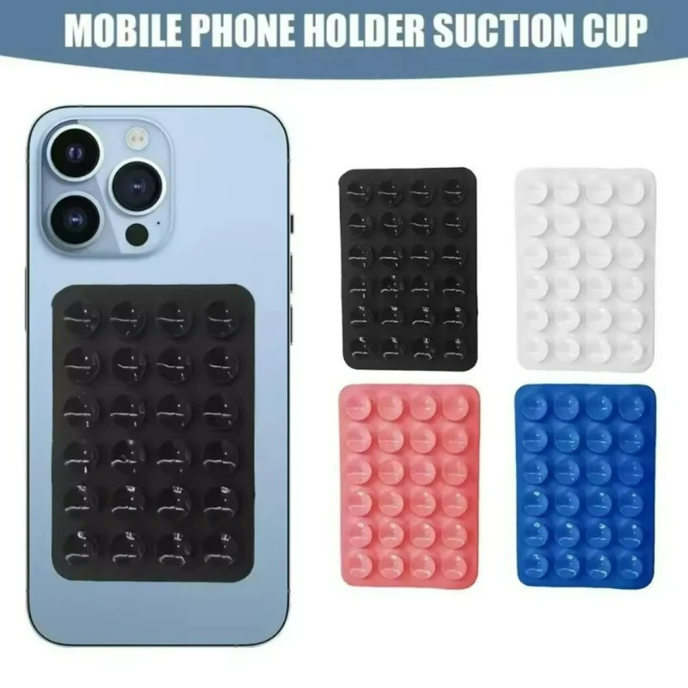 Phone Cases - シリコン製スマホホルダー シリコン吸盤式スマホケースマウント キャンディーカラー 自撮りや動画撮影用 滑り止め吸盤式スマホスタンド