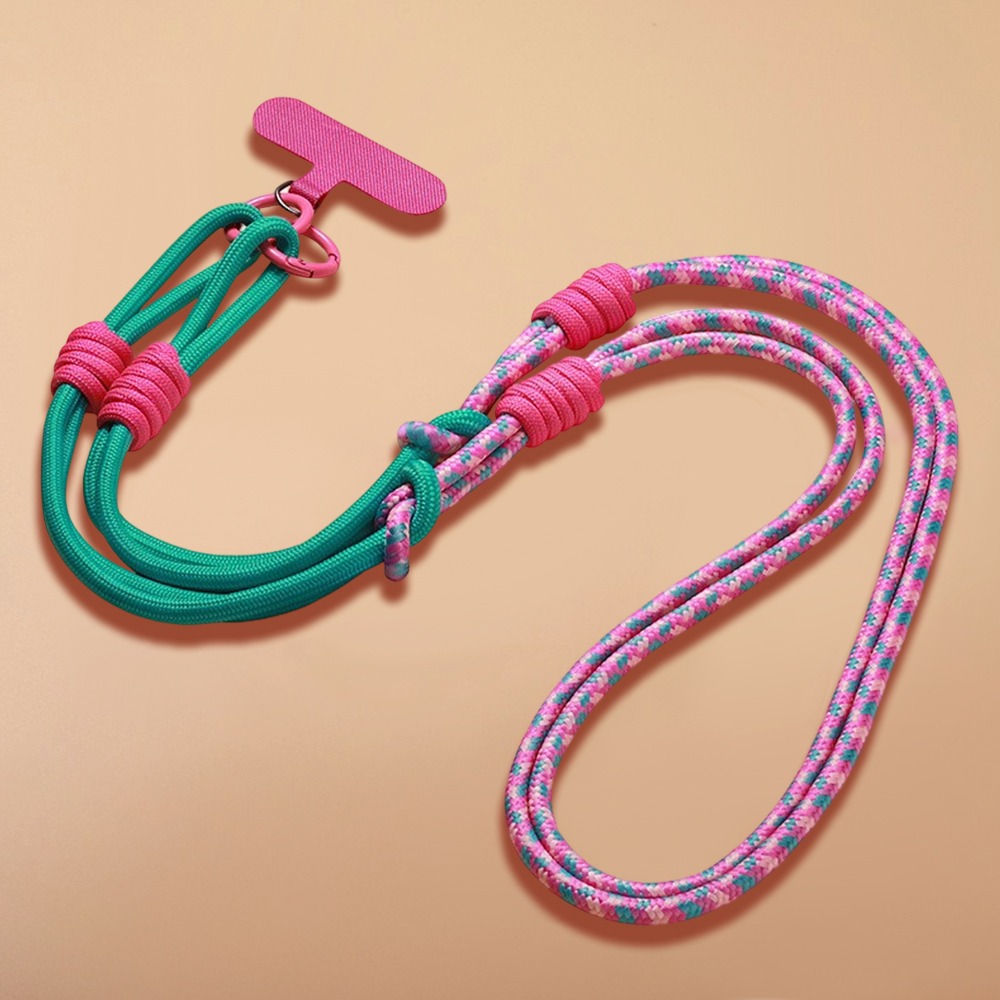 Crossbody Lanyard Neck Strap Case - 多機能3in1スマホストラップ 120cm 取り外し可能なネックストラップ スマホストラップ