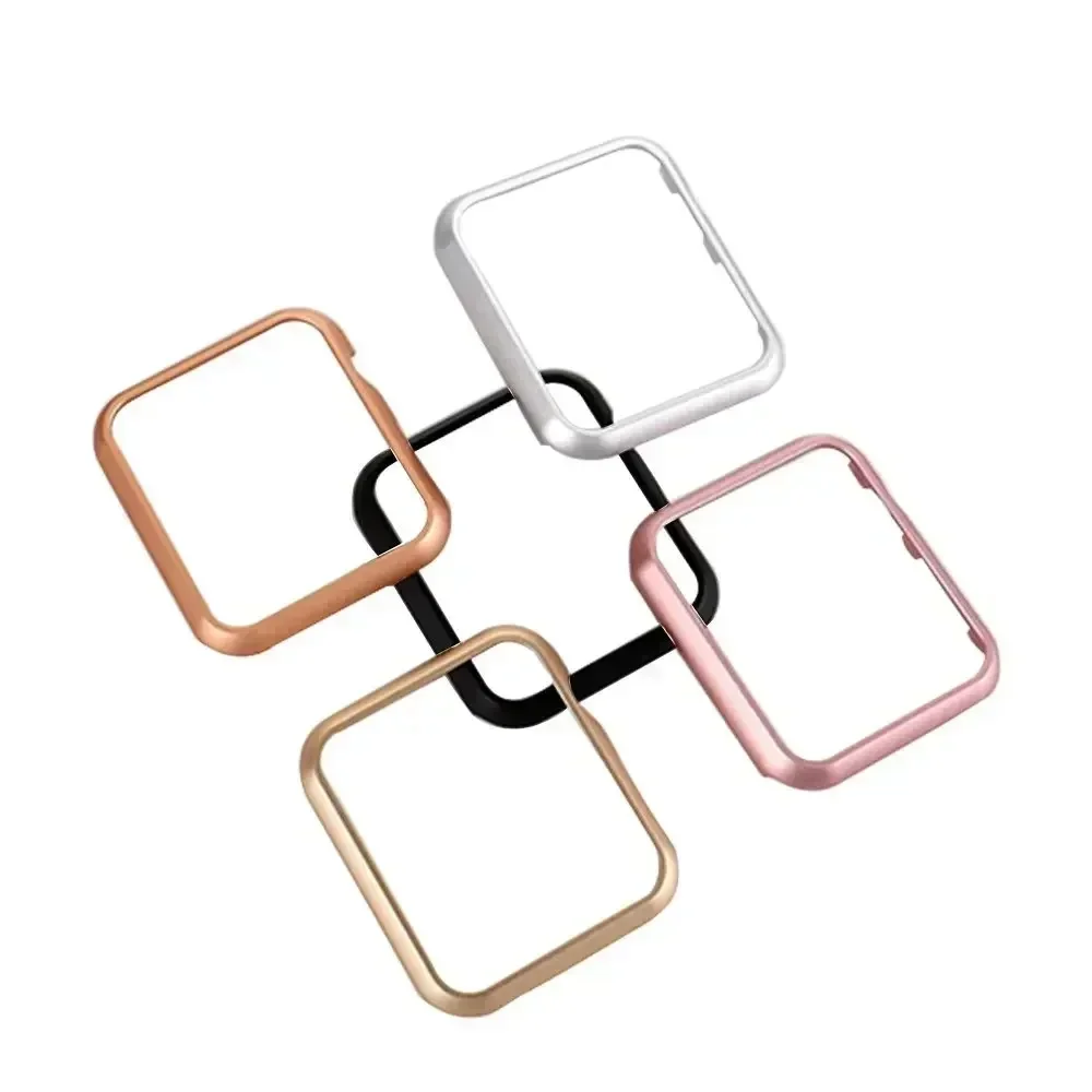 iWatch SE シリーズ 10 9 8 7 ケースアルミ - Metal Bumper Aluminum Frame Case のレビューと価格