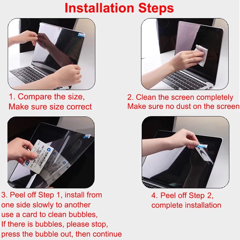 MacBook Pro用マットスクリーンプロテクター,アンチ - Matte Anti Glare Screen Protector のレビューと価格