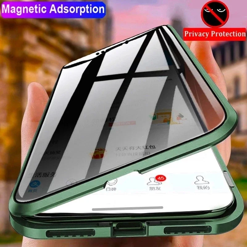 Huawei nova Y74 Y73 Y63 Y72S用覗 - Anti Spy Privacy Glass Case のレビューと価格