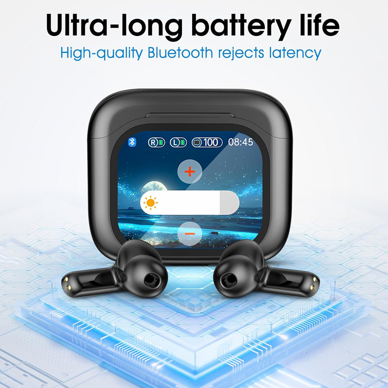 スマートAI翻訳機能付きBluetoothイヤホン LCDデ - Earphones のレビューと価格