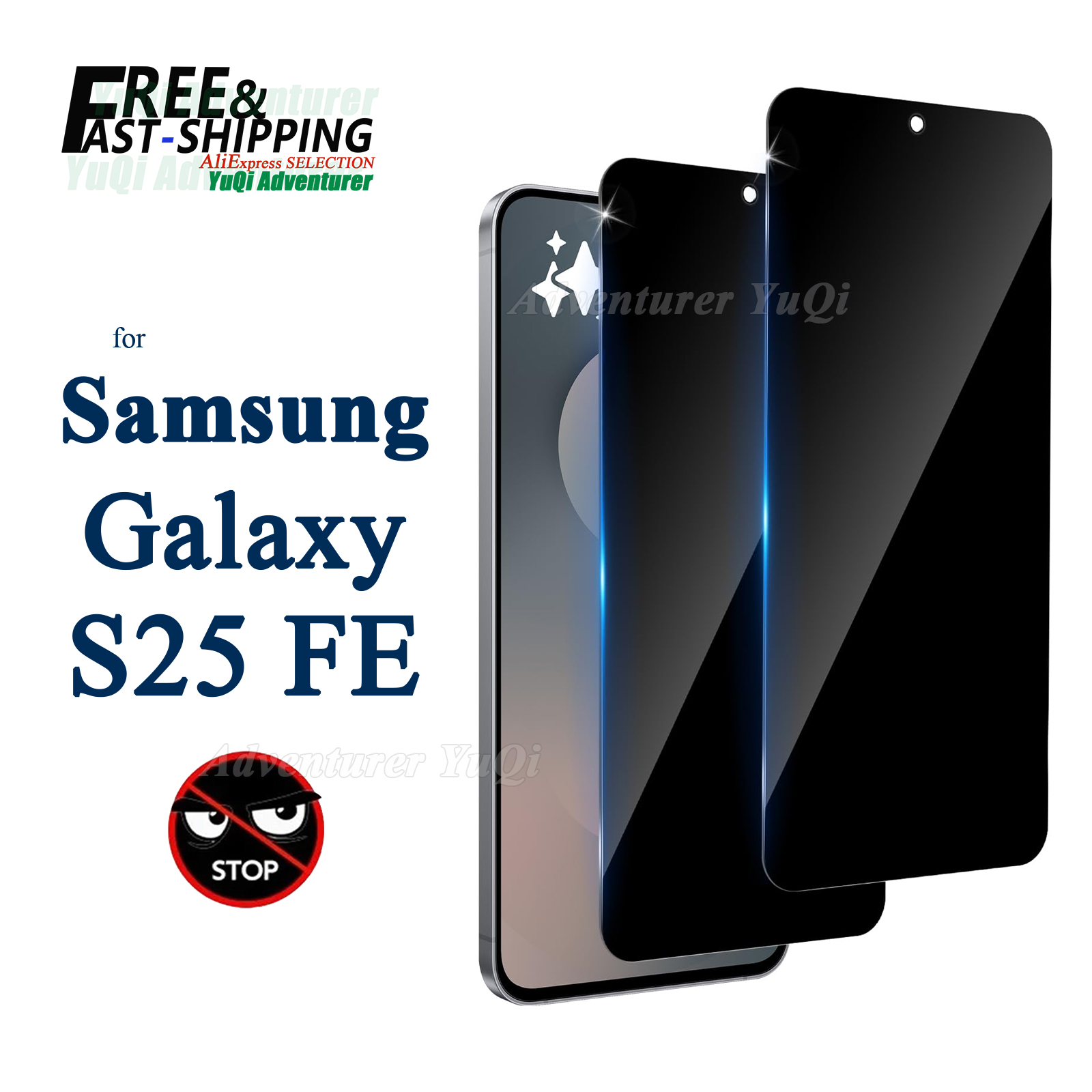 Samsung Galaxy S25 FE ファンエディショ - Anti Spy Privacy Glass Case のレビューと価格