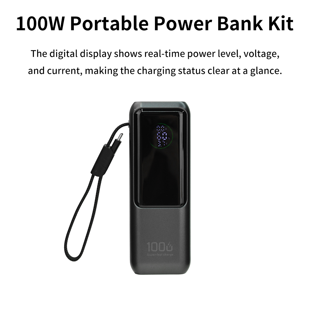 PD 100W急速充電パワーバンクキット 4セル21700バ - Power Banks のレビューと価格