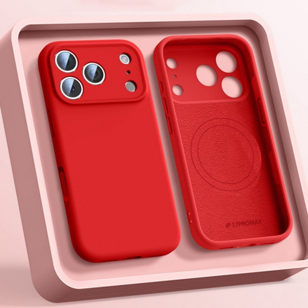 マグセーフ対応液体シリコン製iPhoneケース iPhone - Liquid Silicone Magnetic Phone Case のレビューと価格