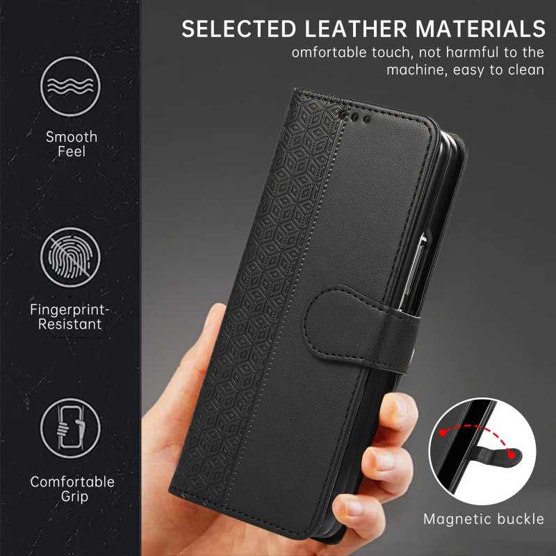 Samsung Galaxy Z Fold 8 Ultra  - Leather Wallet Card Holder Phone Cover のレビューと価格
