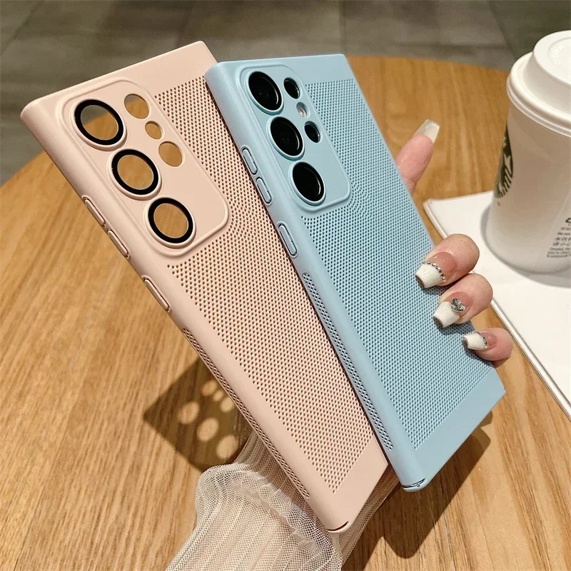 メッシュ放熱通気性PCケース サムスン S25 S24 S2 - Heat Dissipation Mesh Breathable Case のレビューと価格