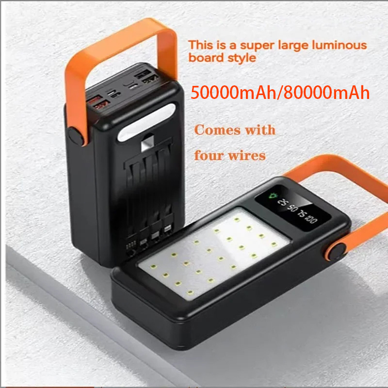 50000mAh 80000mAh ポータブル電源 急速充電 - Power Banks のレビューと価格