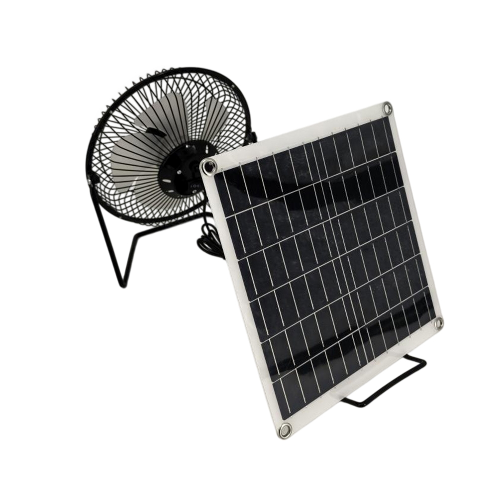10Wソーラーパネルファン、USBパワーバンクとソーラーパネ - Power Banks のレビューと価格