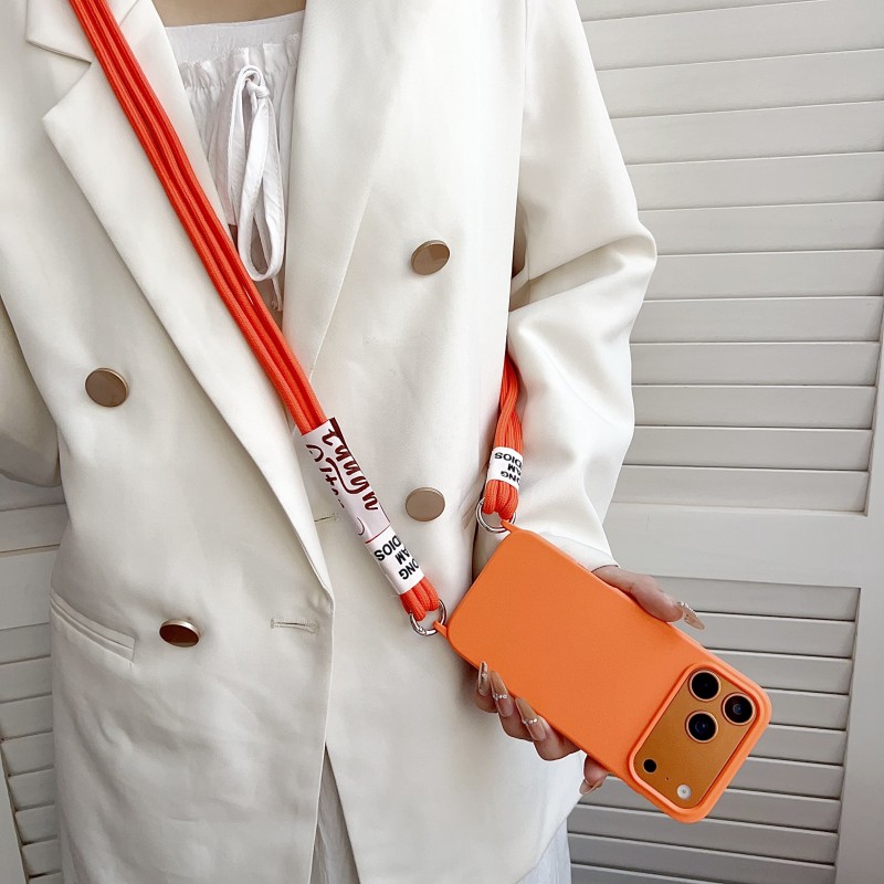 オリジナルランヤードケース iPhone 18 17 16  - Crossbody Lanyard Neck Strap Case のレビューと価格