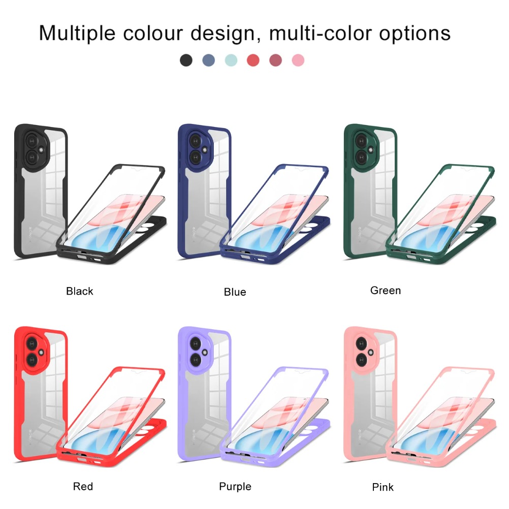 Honor 400 Pro Lite 5G用360°フルボデ - Heavy Duty 360 Full Body Protective Case のレビューと価格