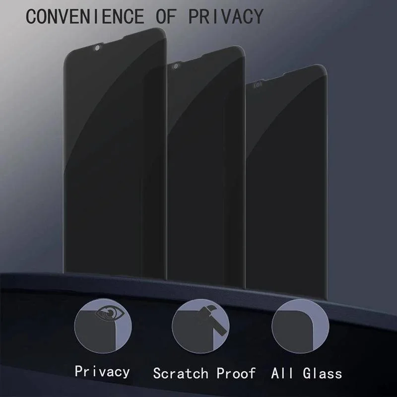 Oppo F15用プライバシーガラススクリーンプロテクターケ - Anti Spy Privacy Glass Case のレビューと価格