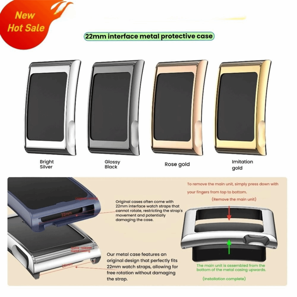 高品質 22 ミリメートルメタルフレーム時計アクセサリー耐衝 - Metal Bumper Aluminum Frame Case のレビューと価格