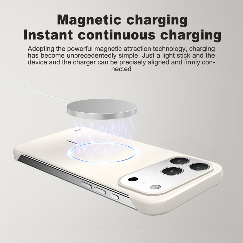 超薄型ソフトマット磁気フレームレススマホケース iPhone - Ultra Thin Frameless Phone Cover のレビューと価格