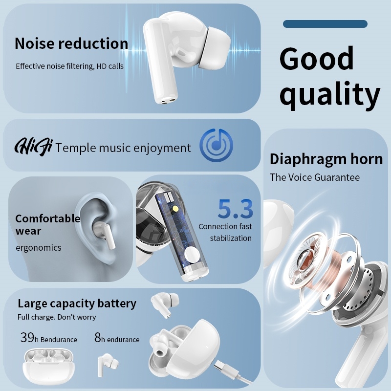 新しいワイヤレス Bluetooth ヘッドセット TWS  - Earphones のレビューと価格