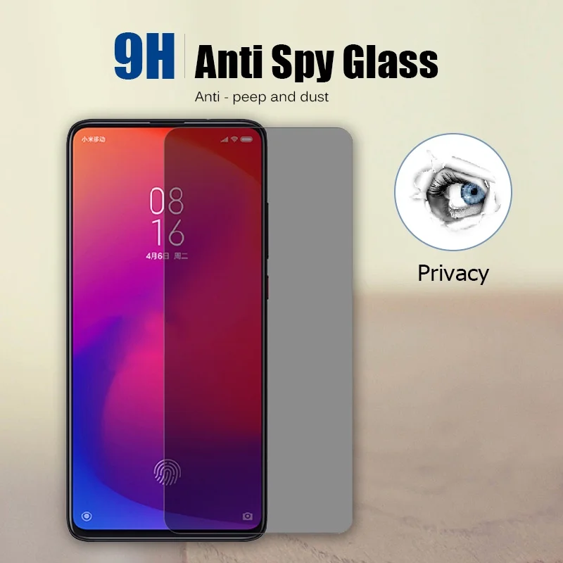 アンチスパイ強化ガラススクリーンプロテクターケース oppo - Anti Spy Privacy Glass Case のレビューと価格