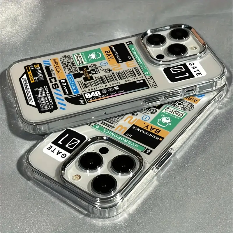 車のステッカーラベル付きクリアスマホケース iPhone 1 - Clear Shockproof Bumper Case のレビューと価格