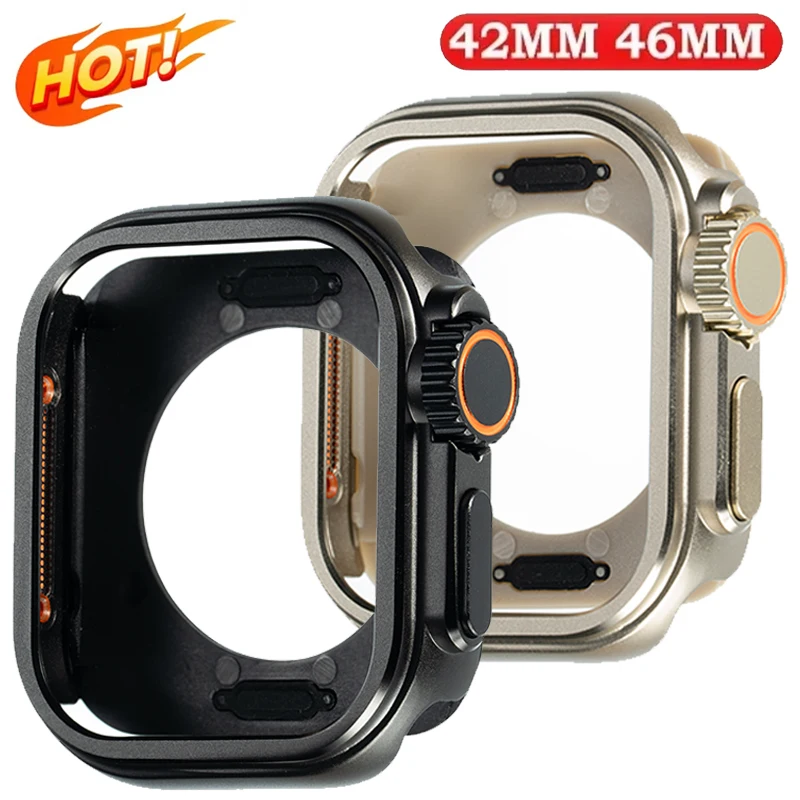 Apple Watch 11 10 46mm用メタル+プラス - Metal Bumper Aluminum Frame Case のレビューと価格
