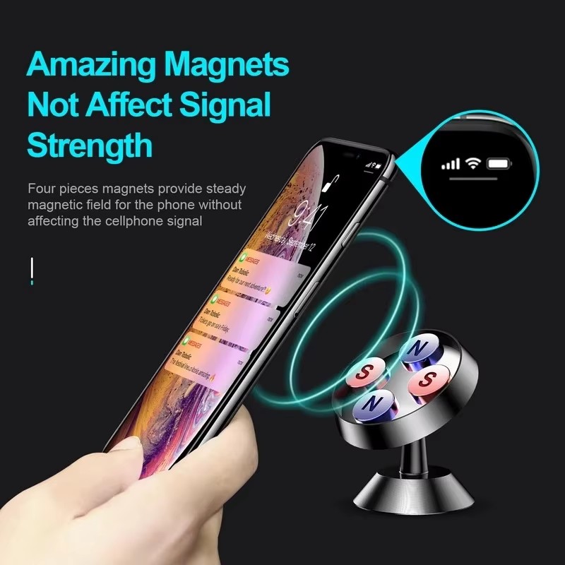 マグネット式車載携帯電話ホルダー マグネットマウントブラケッ - Phone Stands のレビューと価格