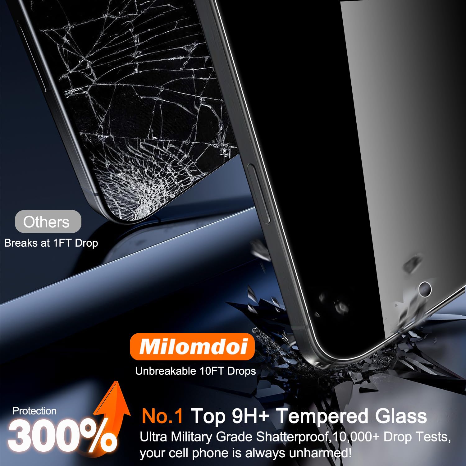 iPhone 17用プライバシースクリーンプロテクター3枚パ - Anti Spy Privacy Glass Case のレビューと価格