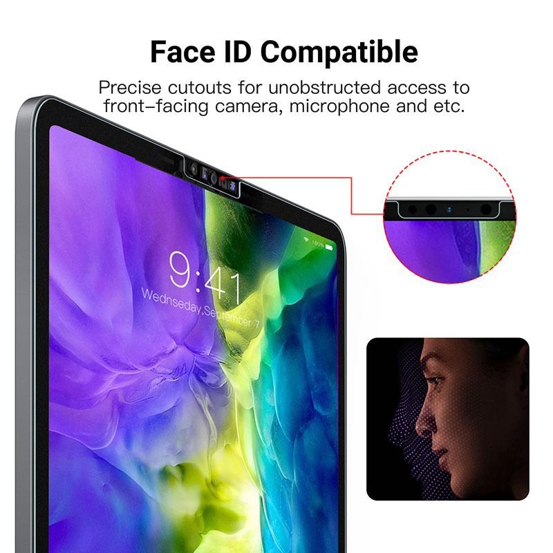 iPad 10th、Air 5/4/mini/6、Face  - Matte Anti Glare Screen Protector のレビューと価格