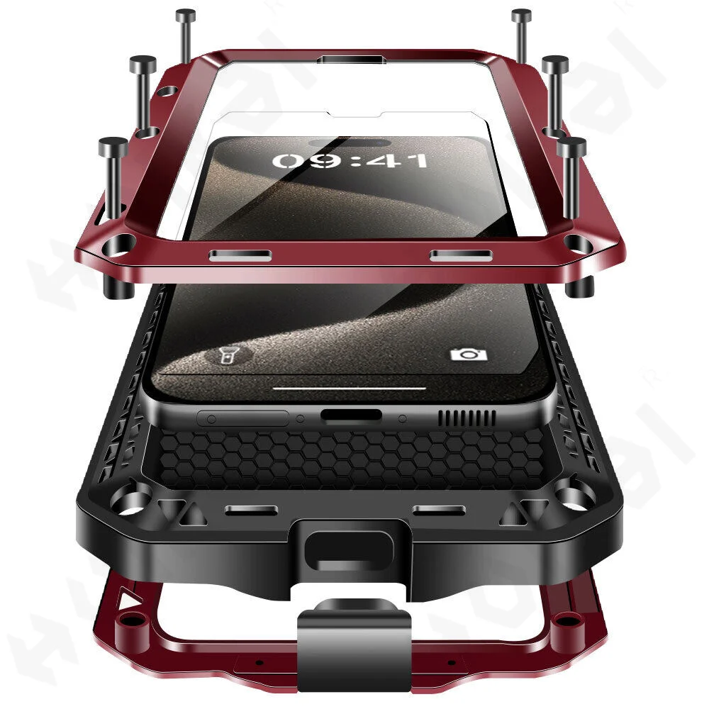 iPhone 17 16 15 14 13 12 11 Pr - Heavy Duty 360 Full Body Protective Case のレビューと価格