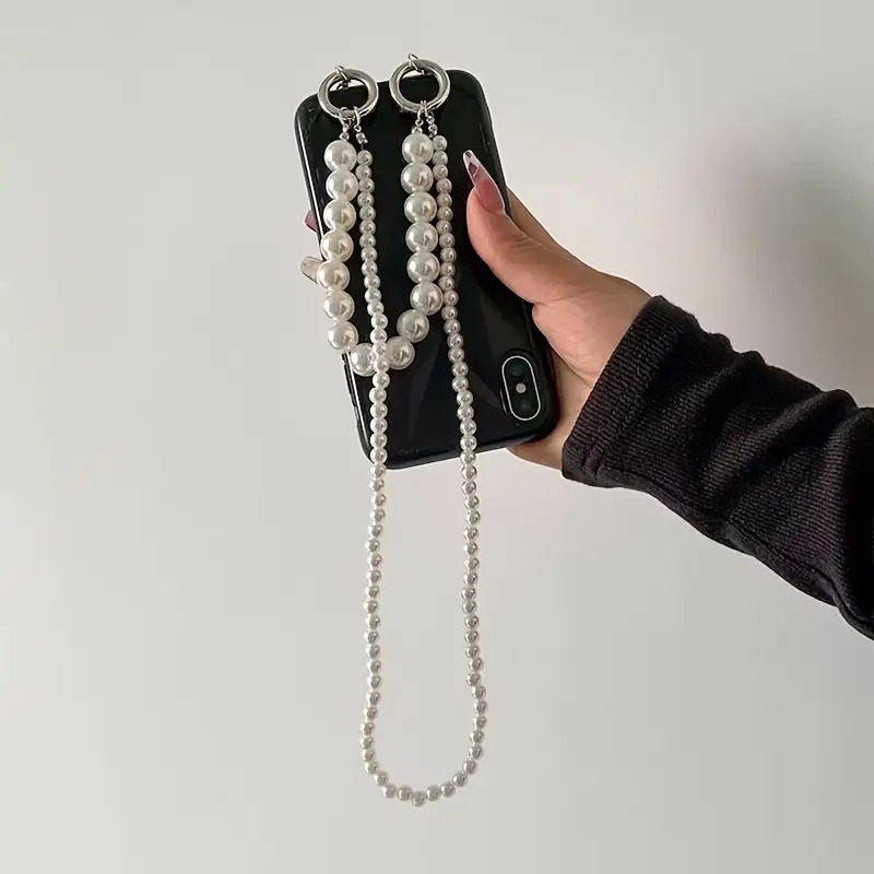 ダブルパール不織布携帯電話ストラップ,屋外ユニバーサルケース - Crossbody Lanyard Neck Strap Case のレビューと価格