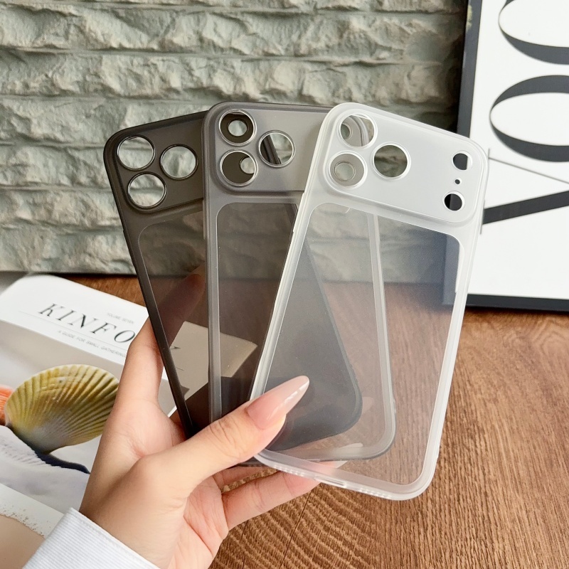 オリジナルカラー ソフトシリコン 超薄型 マットクリアケース - Clear Shockproof Bumper Case のレビューと価格