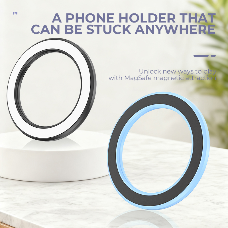 MagSafe対応 強力マグネットリング式スマホホルダー 粘 - Phone Stands のレビューと価格