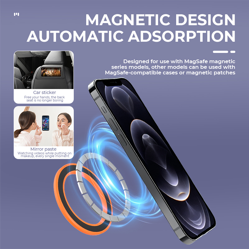 MagSafe対応 強力マグネットリング式スマホホルダー 粘 - Phone Stands のレビューと価格
