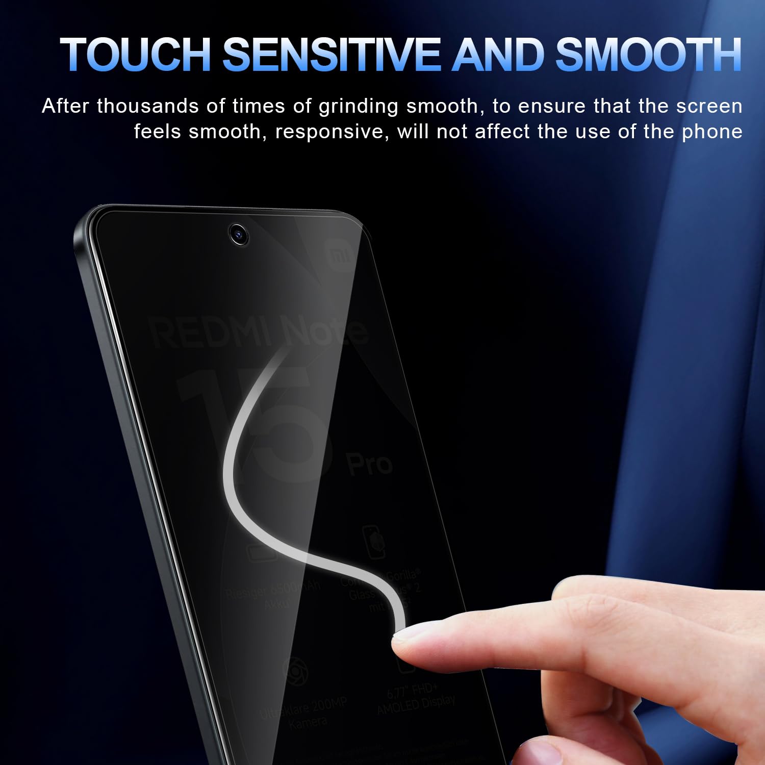 アンチスパイスクリーンプロテクター Xiaomi POCO  - Anti Spy Privacy Glass Case のレビューと価格