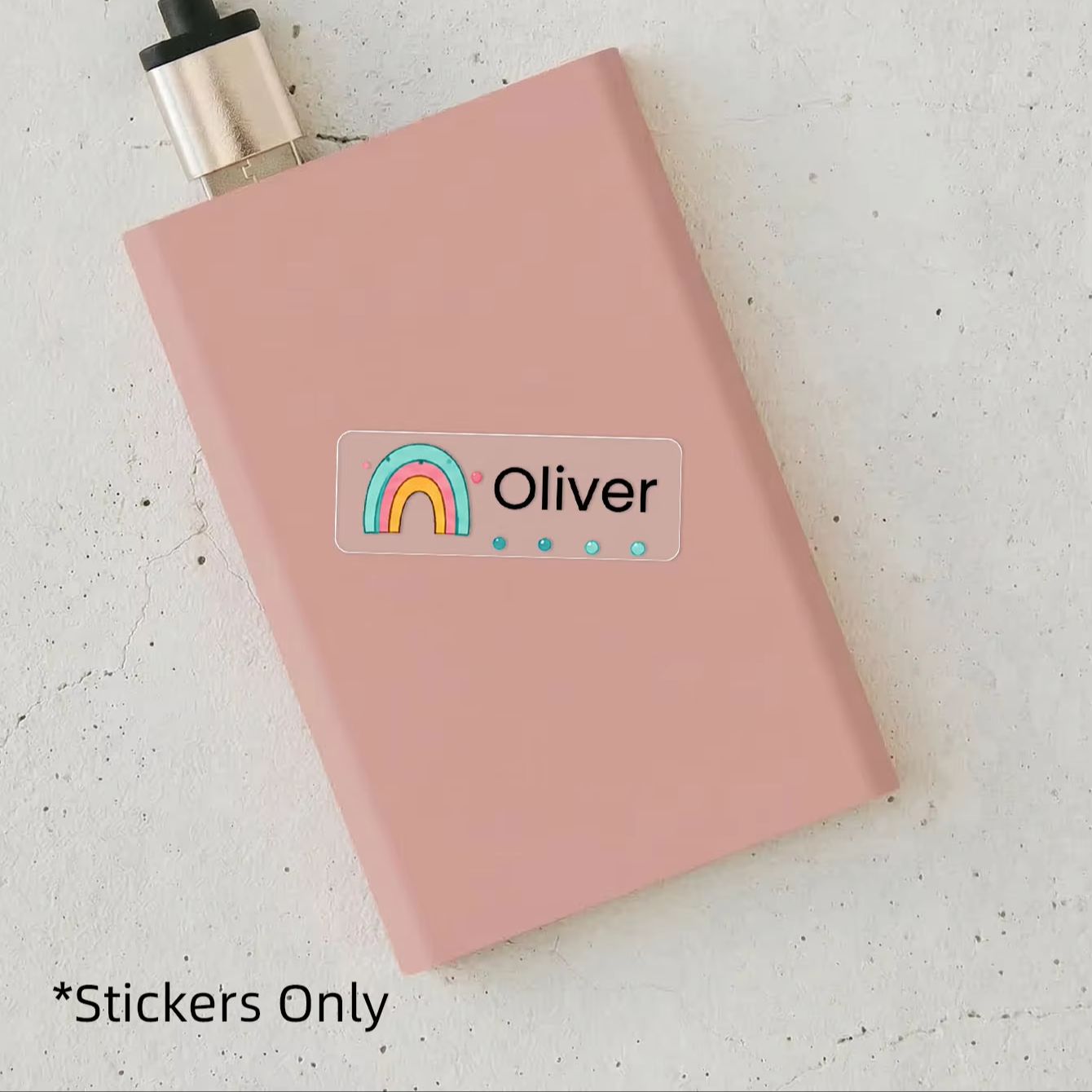 1-360枚入り 防水 カスタム名入れステッカー バックパッ - Power Banks のレビューと価格