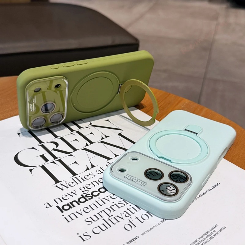 iPhone 18 17 15 16 Pro Max用公式リ - Liquid Silicone Magnetic Phone Case のレビューと価格