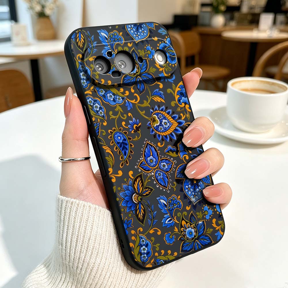 ヴィンテージデザイン花柄シリコンカバー Google Pix - Vintage Floral Pattern Soft Case のレビューと価格