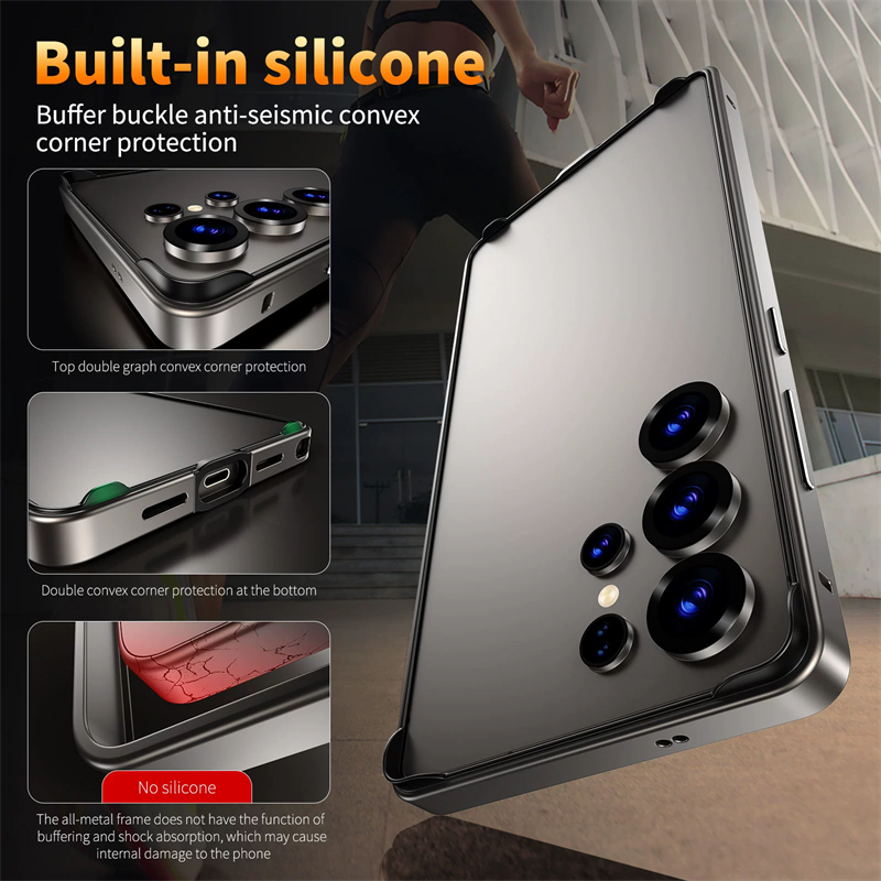 Samsung Galaxy S25 Ultra/S24 P - Metal Bumper Aluminum Frame Case のレビューと価格