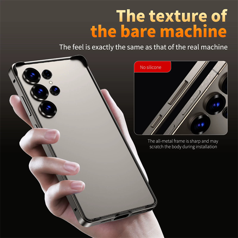 Samsung Galaxy S25 Ultra/S24 P - Metal Bumper Aluminum Frame Case のレビューと価格