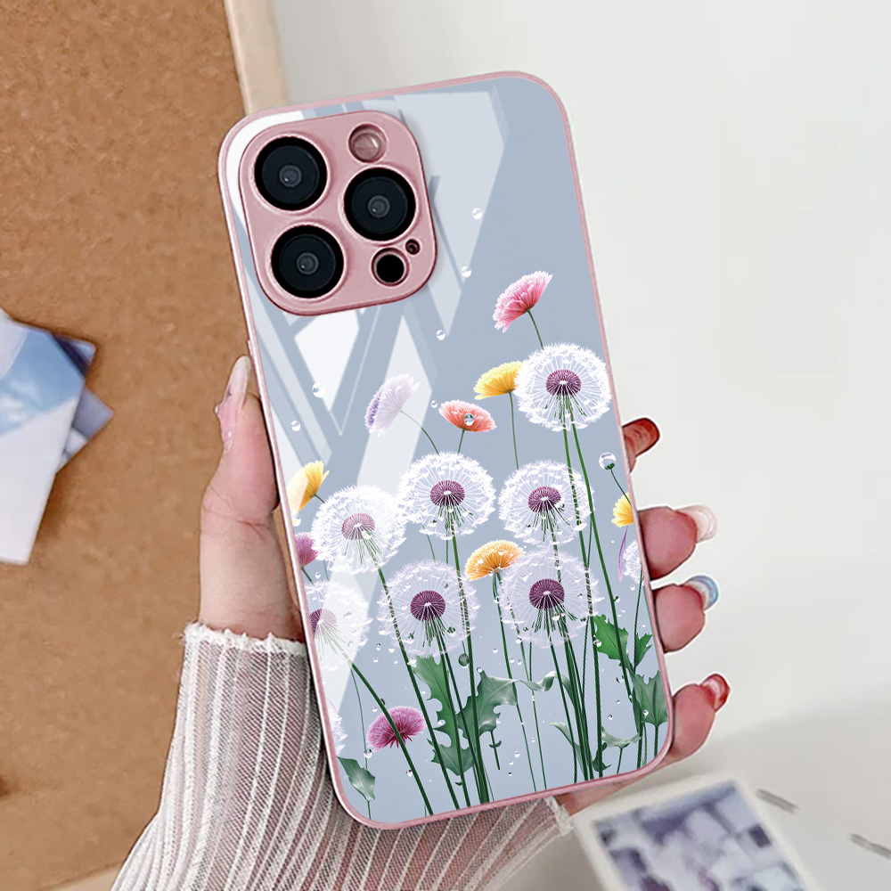 蓮の花柄 iPhoneケース iPhone 16 Proケー - Screen Protectors のレビューと価格