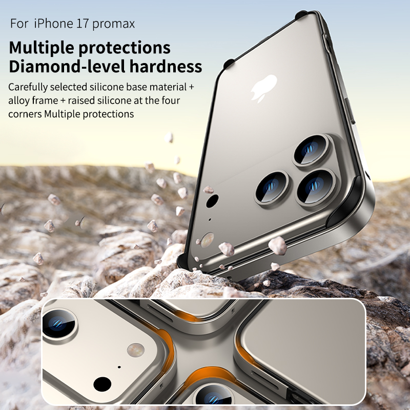 アルミニウムメタルフレームシリコン保護ケース iPhone  - Metal Bumper Aluminum Frame Case のレビューと価格