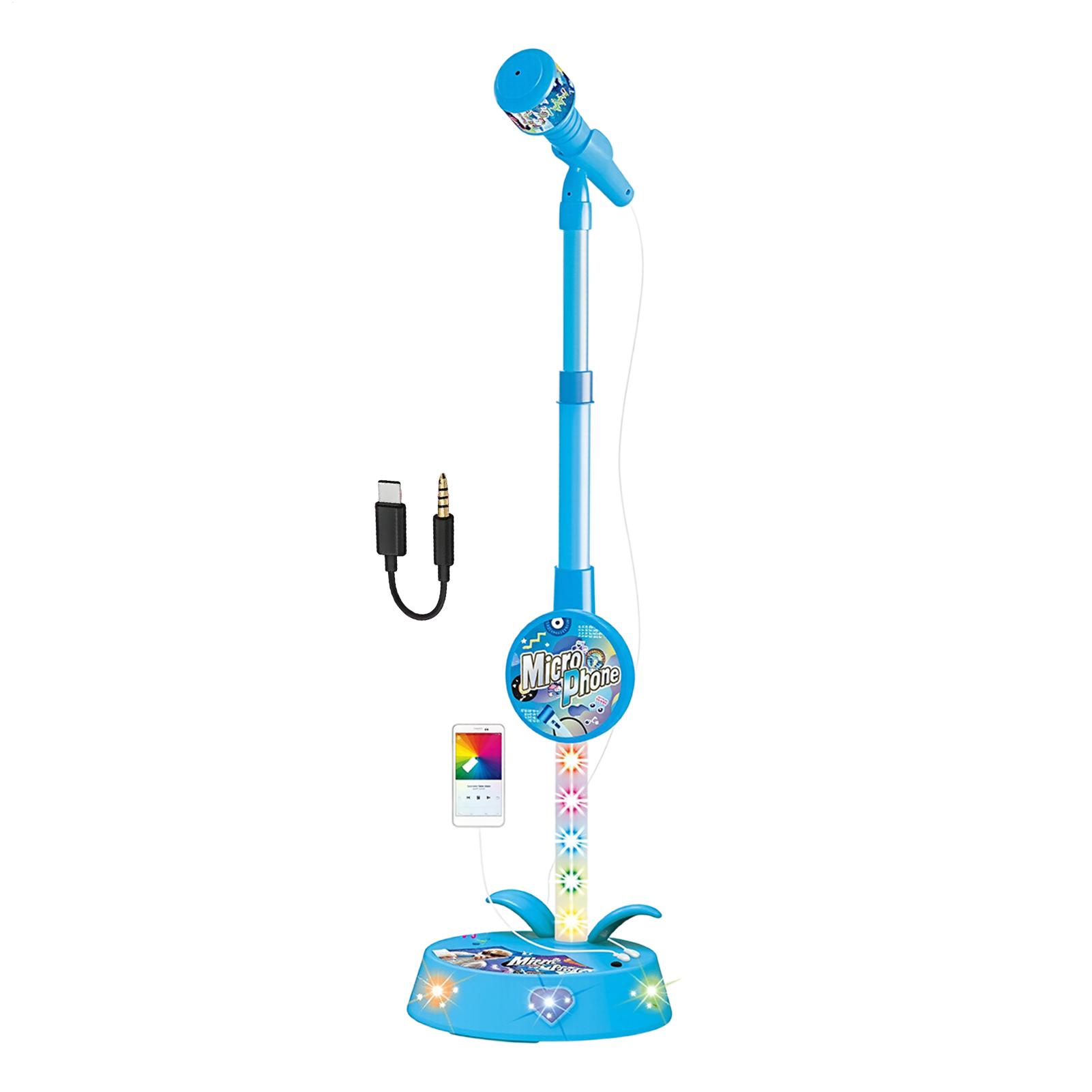 子供用マイク スタンド付き ワイヤレス 高さ調節可能 ポータ - Phone Stands のレビューと価格