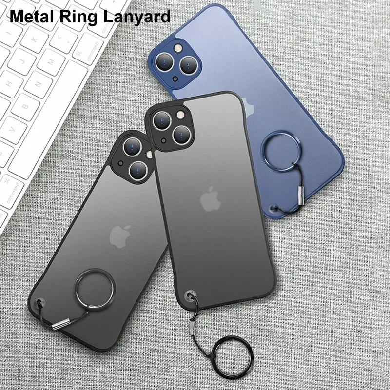 Iphone 16 15 14 プロマックス超薄型フレームレ - Ultra Thin Frameless Phone Cover のレビューと価格