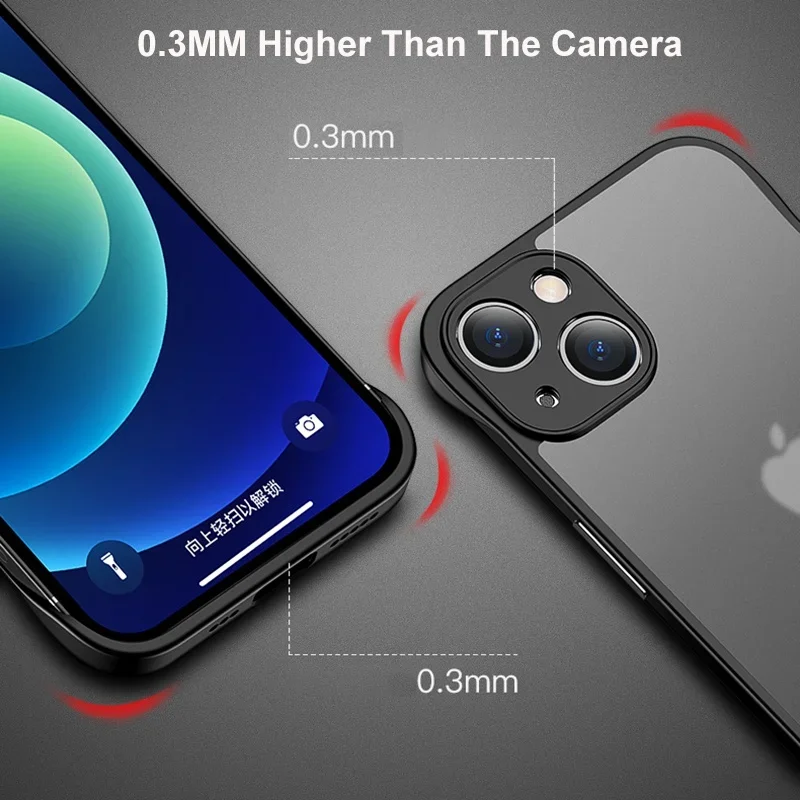 Iphone 16 15 14 プロマックス超薄型フレームレ - Ultra Thin Frameless Phone Cover のレビューと価格