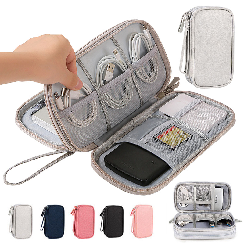 多色ポータブルトラベルデジタル収納バッグ - 充電器、USB - Power Banks のレビューと価格
