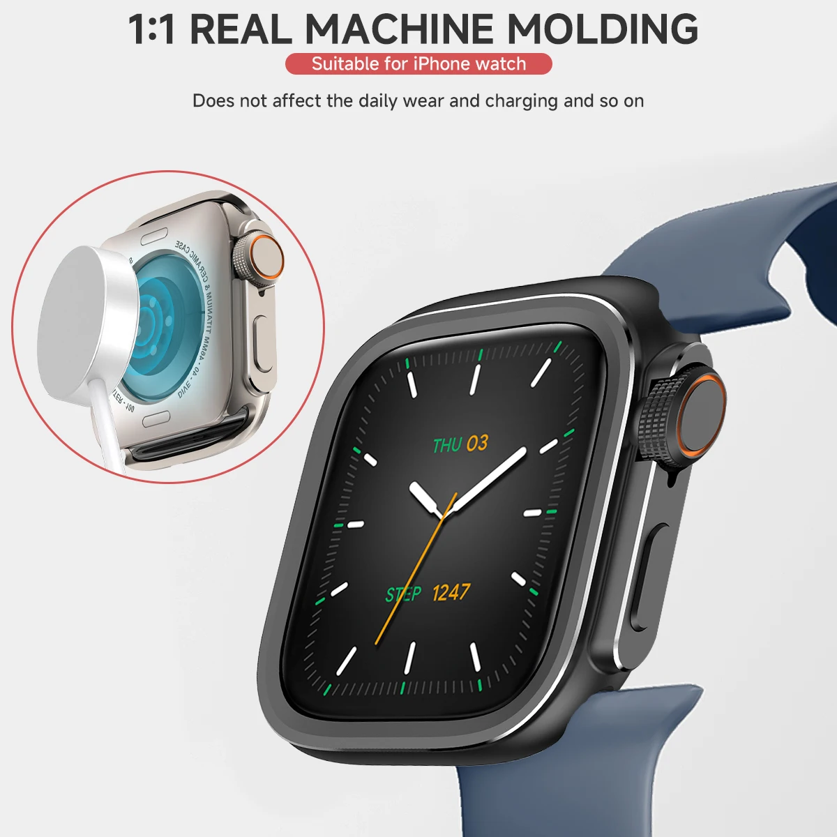 アルミニウム合金ケース Apple Watch Ultra  - Metal Bumper Aluminum Frame Case のレビューと価格